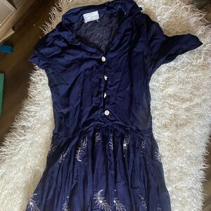 Vintage Sheer Long Dress